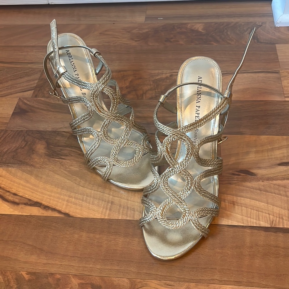Gold heels